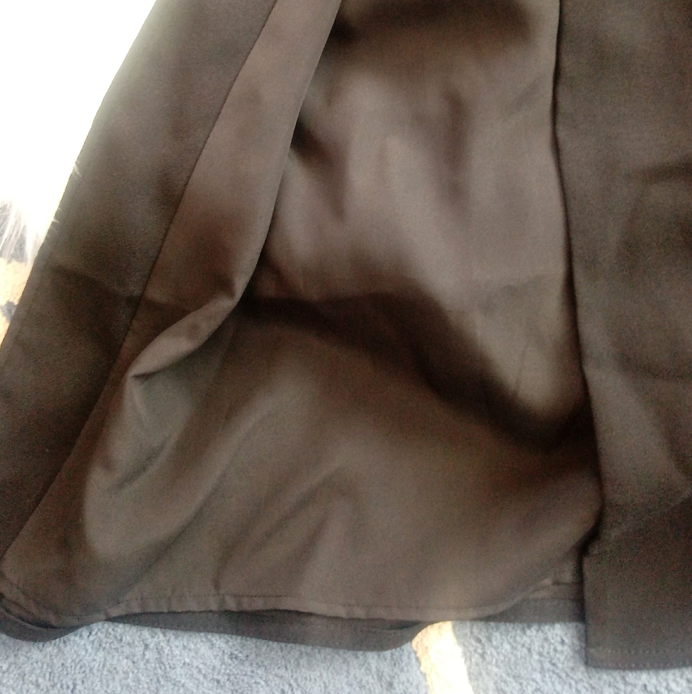 ❇ NWT ❇ Joie Mairead Black Tie Waist Wide Leg Faux Wrap Jumpsuit, Size 2 - Picture 7 of 13